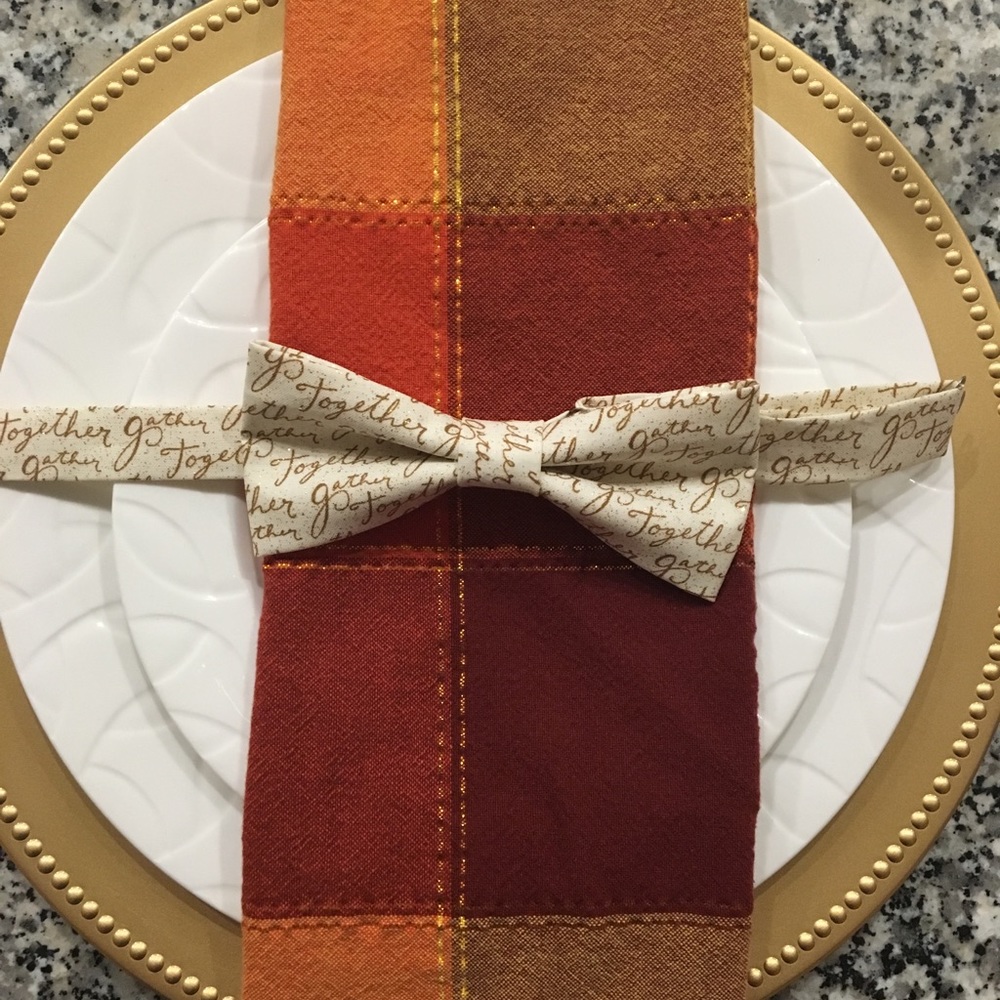 Thankful & Grateful Bow Tie